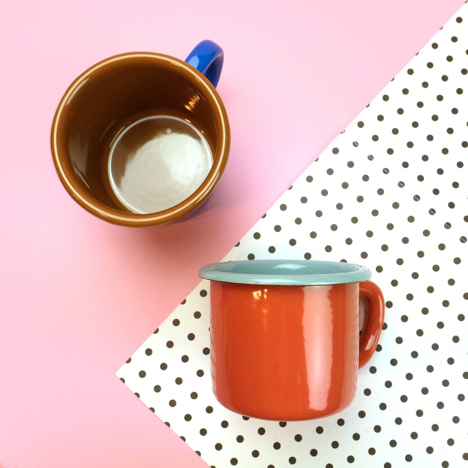The Get Out Enamel mug