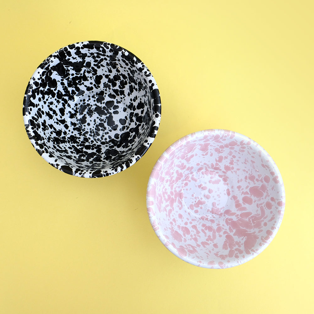 Small enamel footed bowls