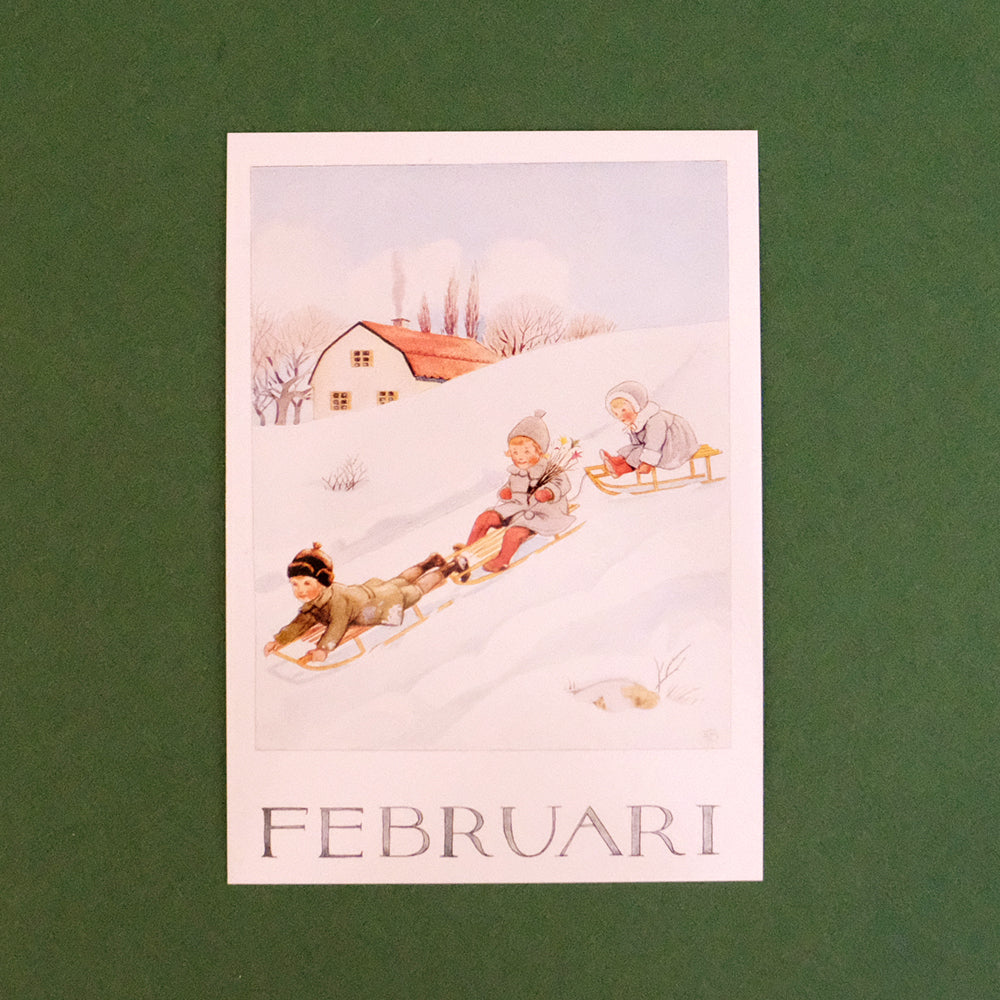 Elsa Beskow Monthly Postcard