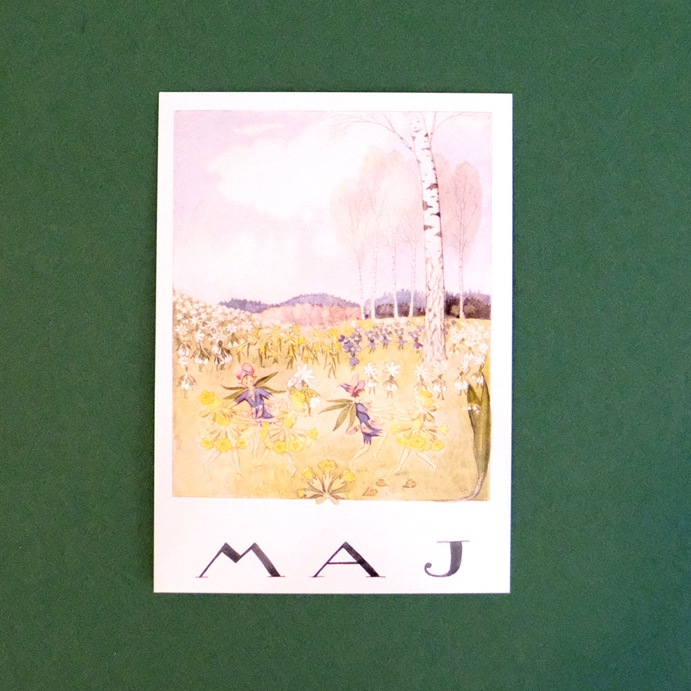 Elsa Beskow Monthly Postcard