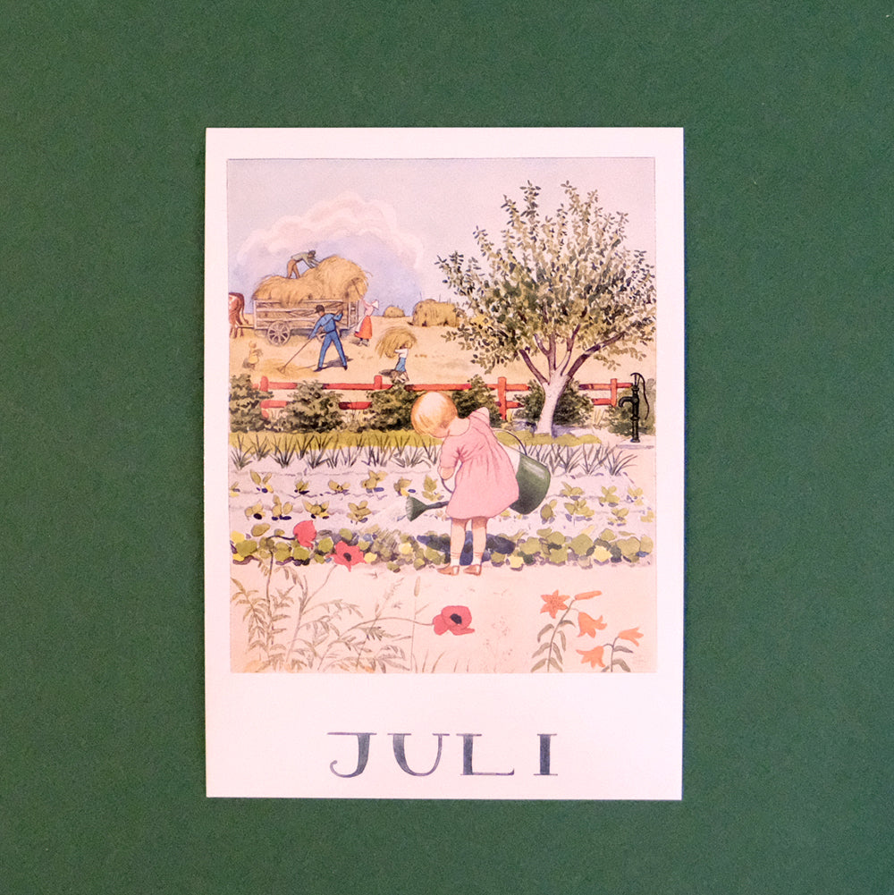 Elsa Beskow Monthly Postcard