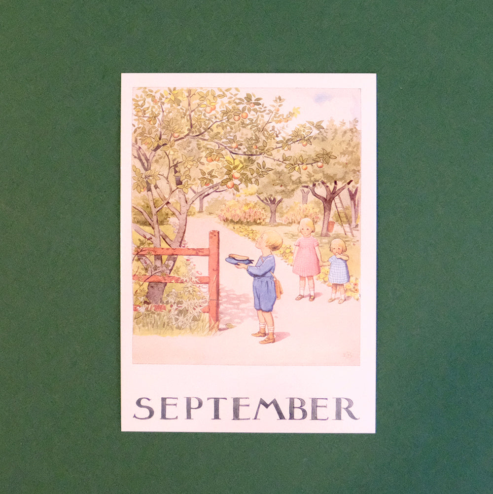 Elsa Beskow Monthly Postcard