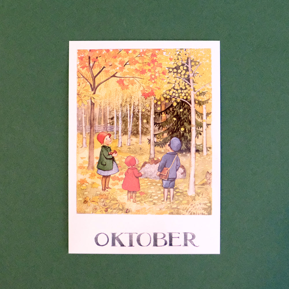 Elsa Beskow Monthly Postcard