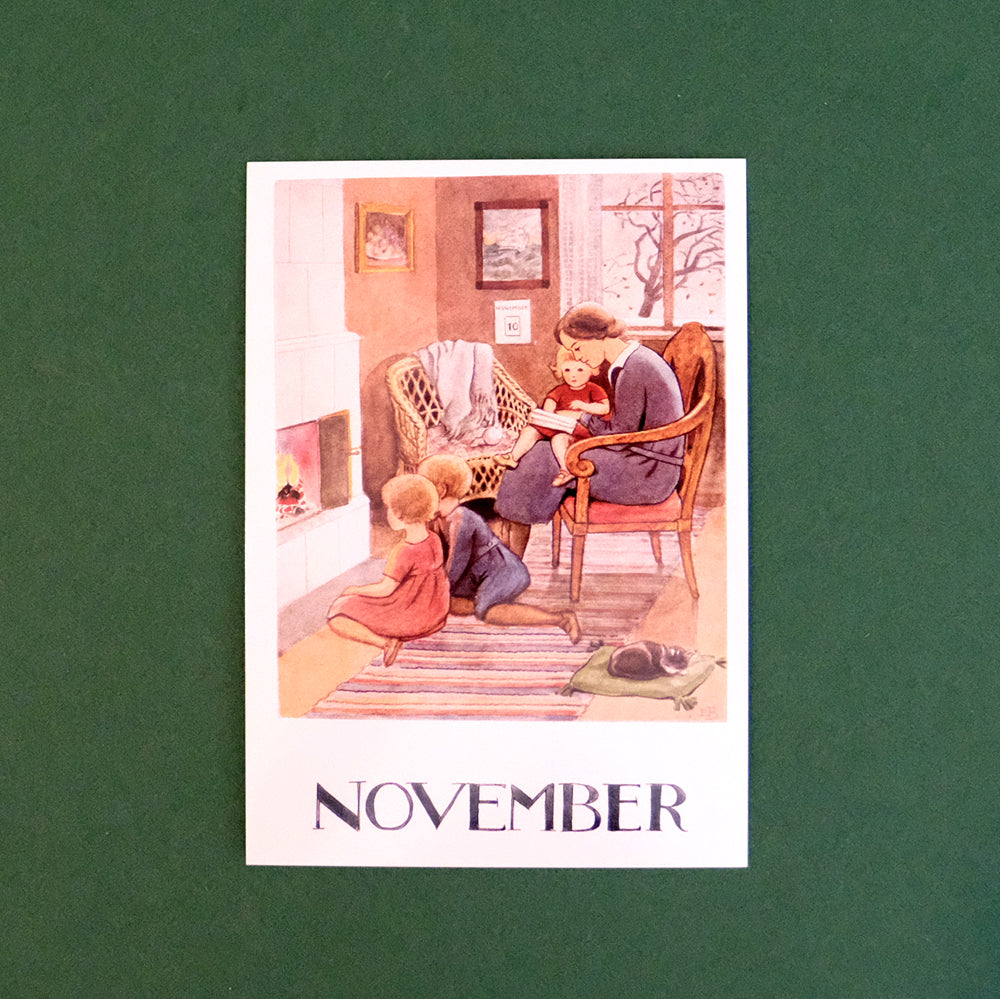 Elsa Beskow Monthly Postcard