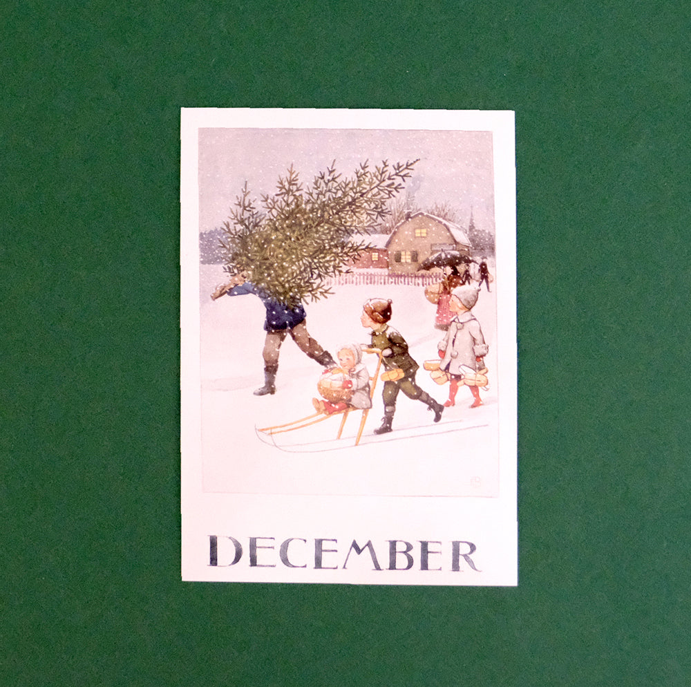 Elsa Beskow Monthly Postcard