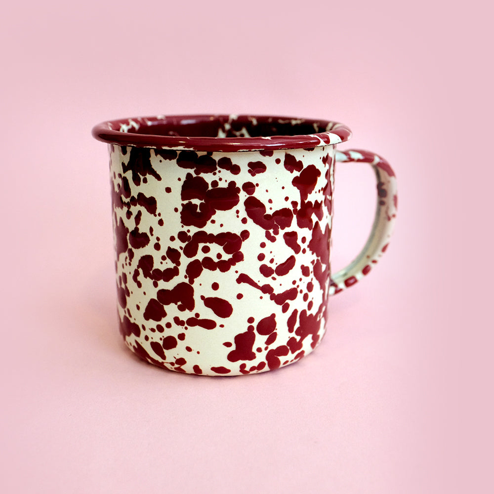 Spatter Enamel mug