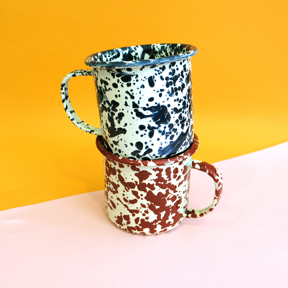 Spatter Enamel mug