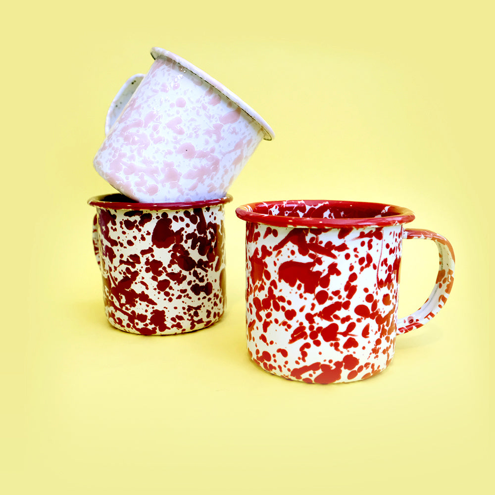 Spatter Enamel mug