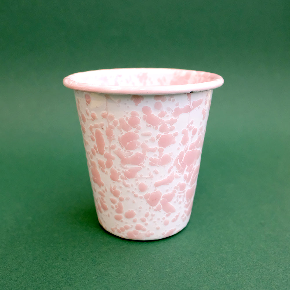 Short enamel tumbler
