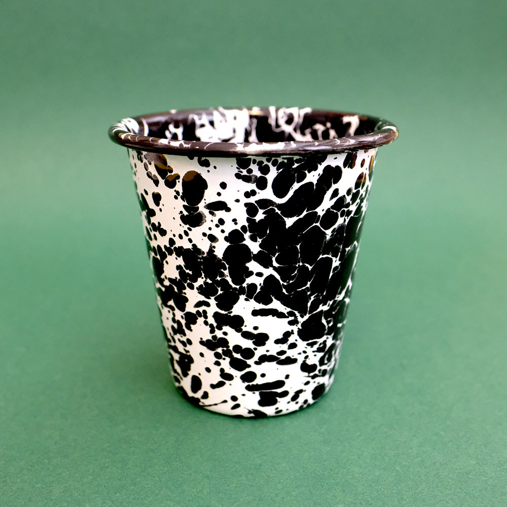 Short enamel tumbler