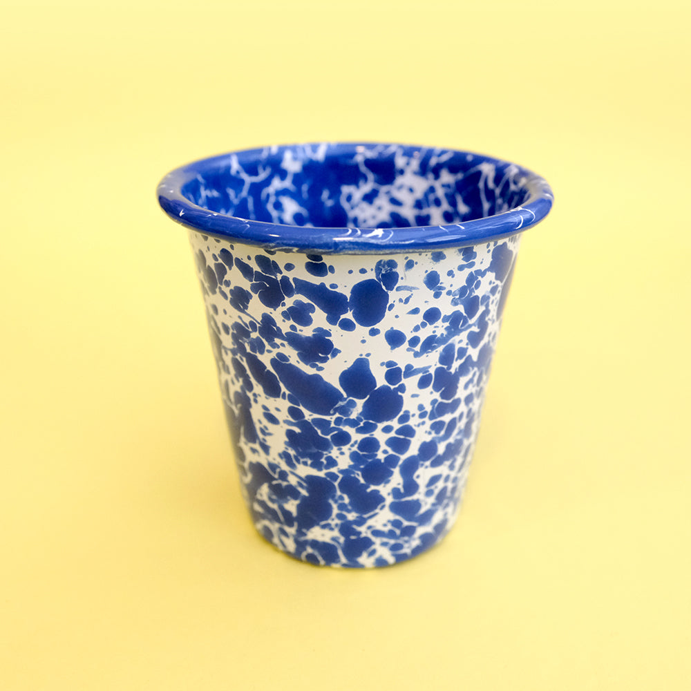 Short enamel tumbler