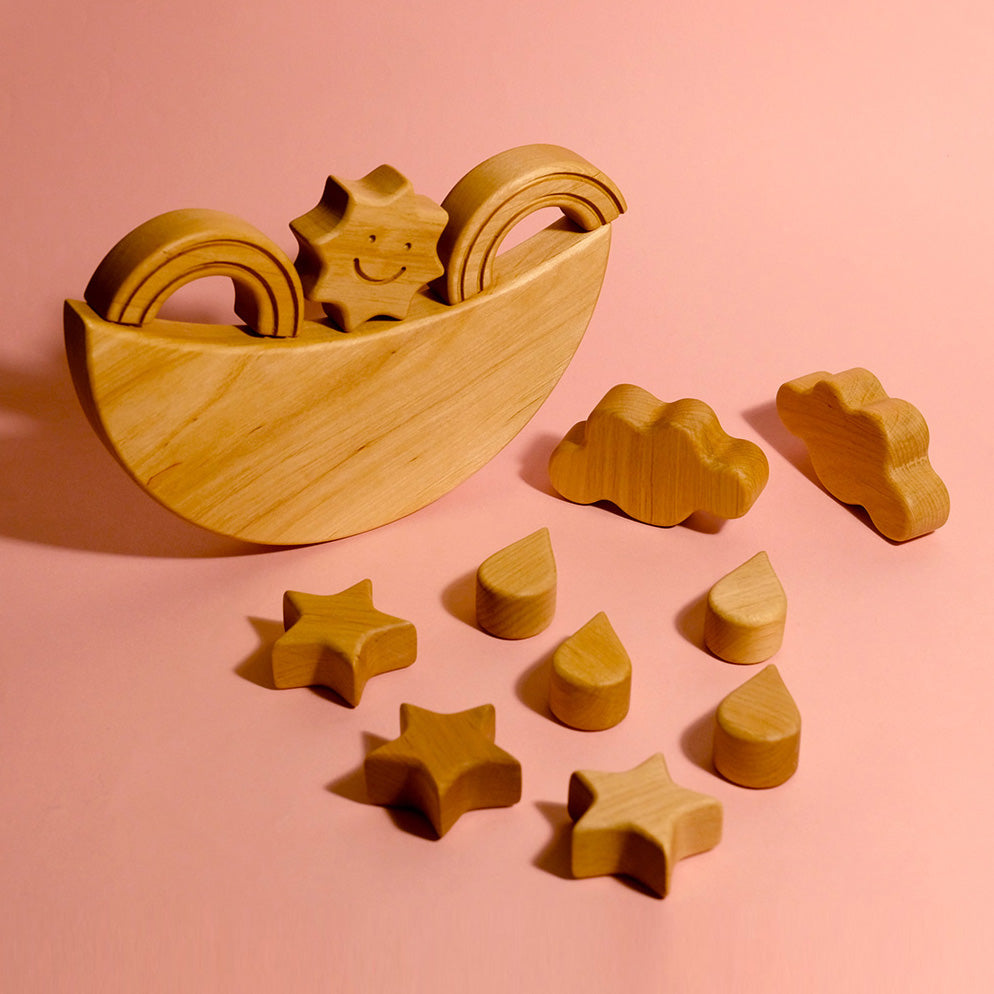 Wooden Moon Balancing Toy