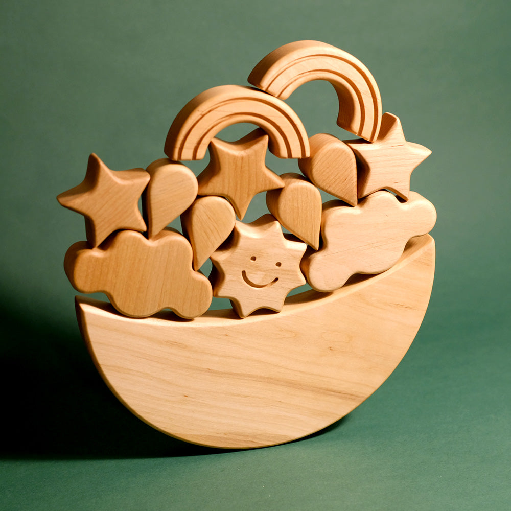Wooden Moon Balancing Toy
