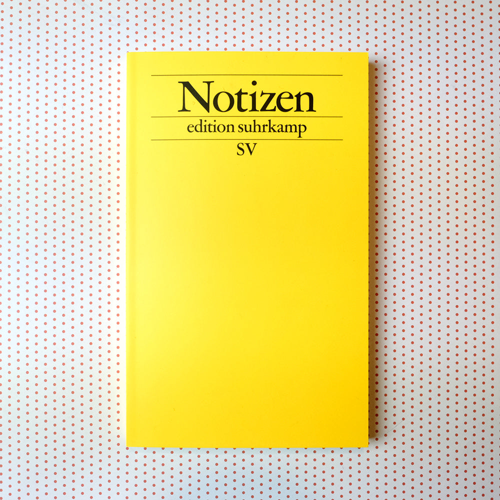 Notebook - Notizbuch edition suhrkamp