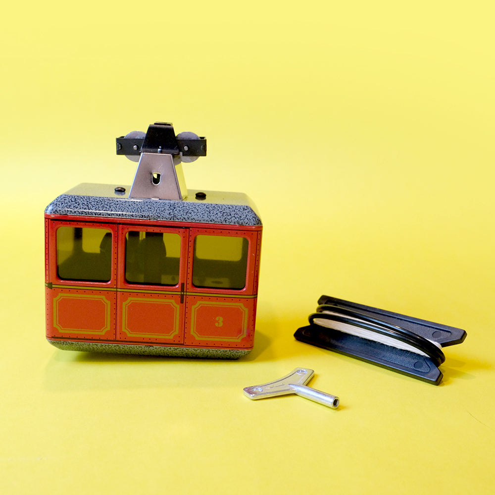 Cable Car Tin Toy