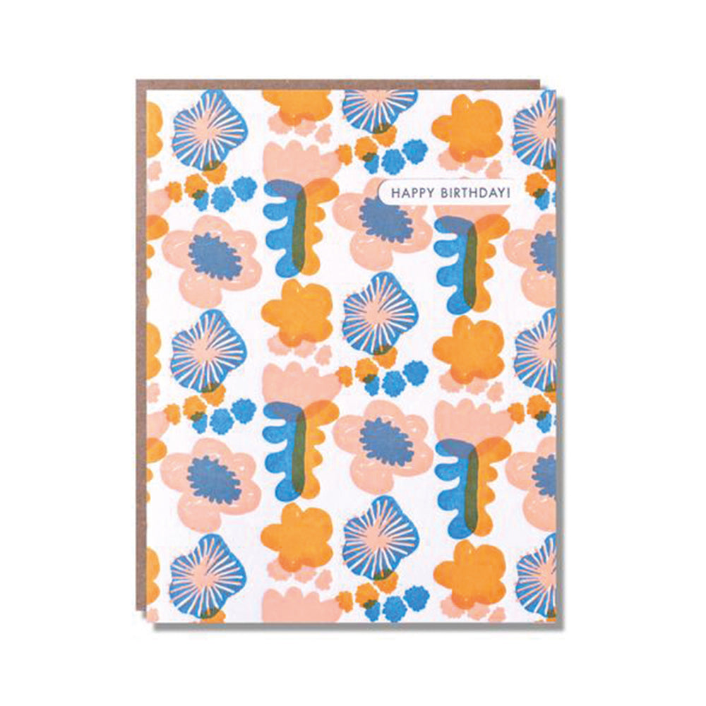 Letter Press Card - Happy Birthday!
