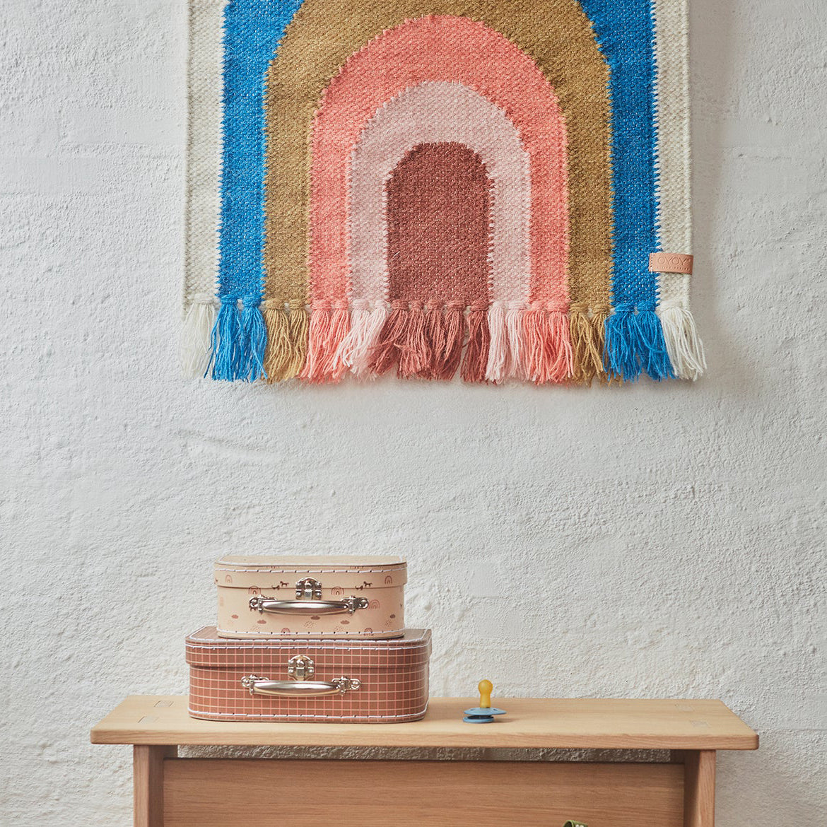 Follow The Rainbow Mini Wall Rug (Available in 2 colors)