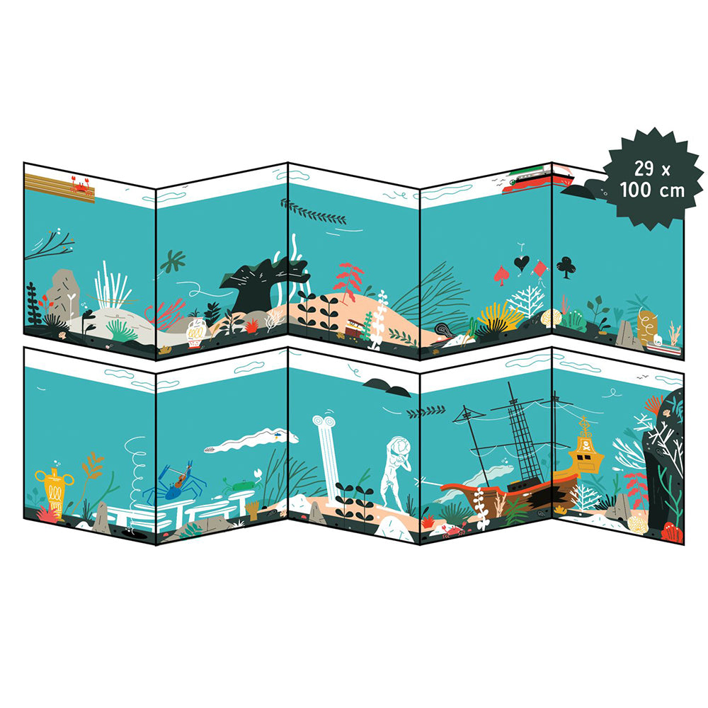 Giant sticker poster: Underwater