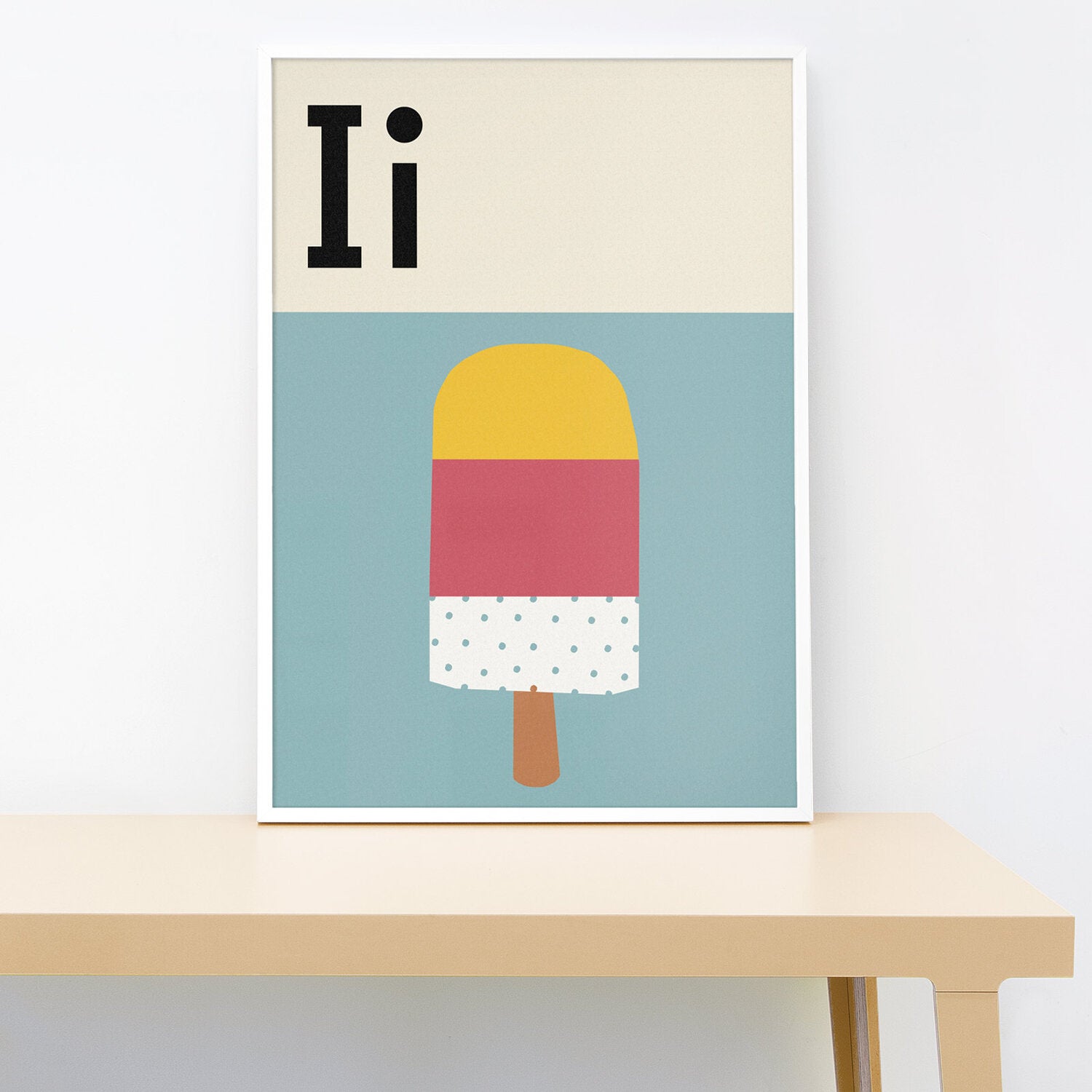 A-Z Wall Print - Small 21x30 cm
