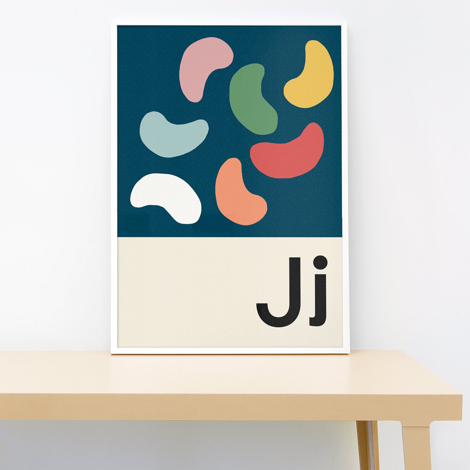 A-Z Wall Print - Small 21x30 cm