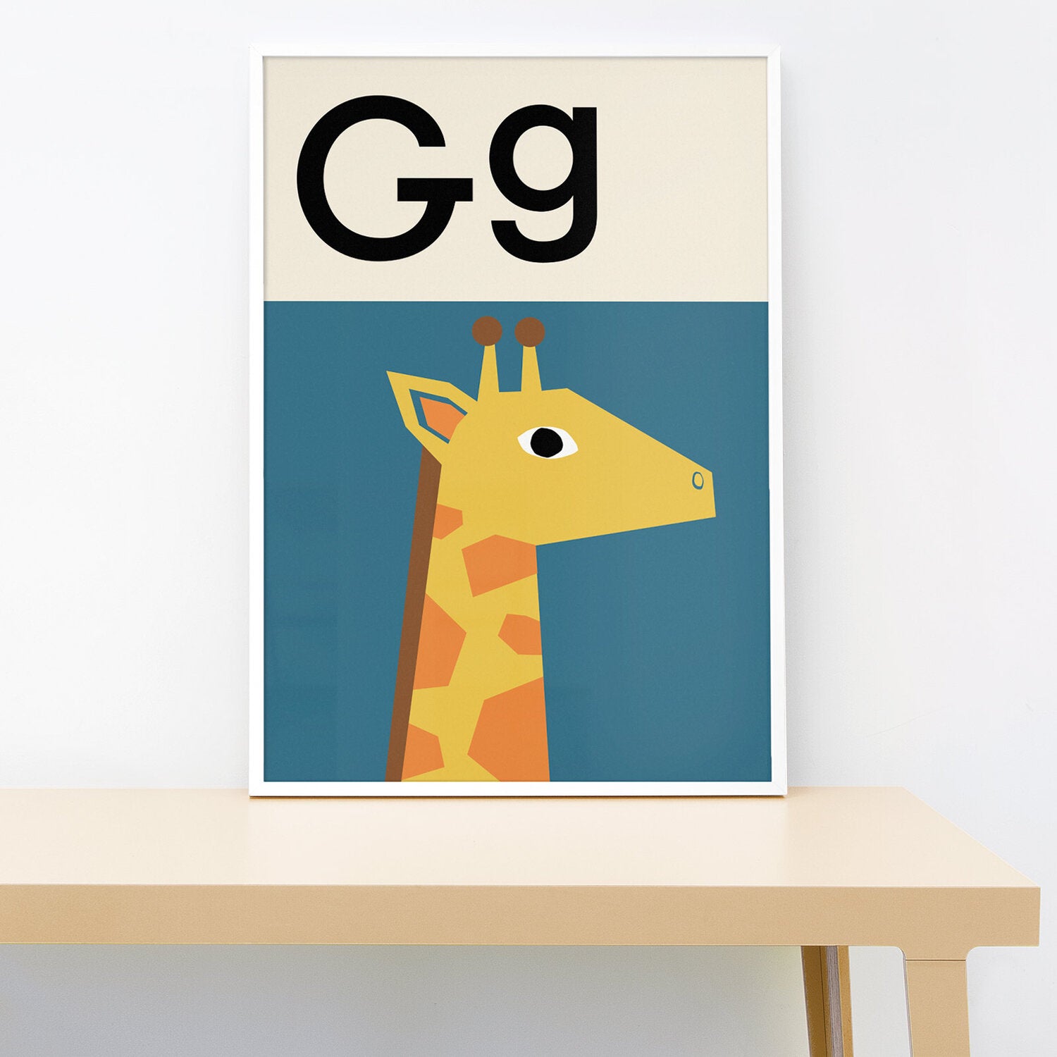 A-Z Wall Print - Small 21x30 cm