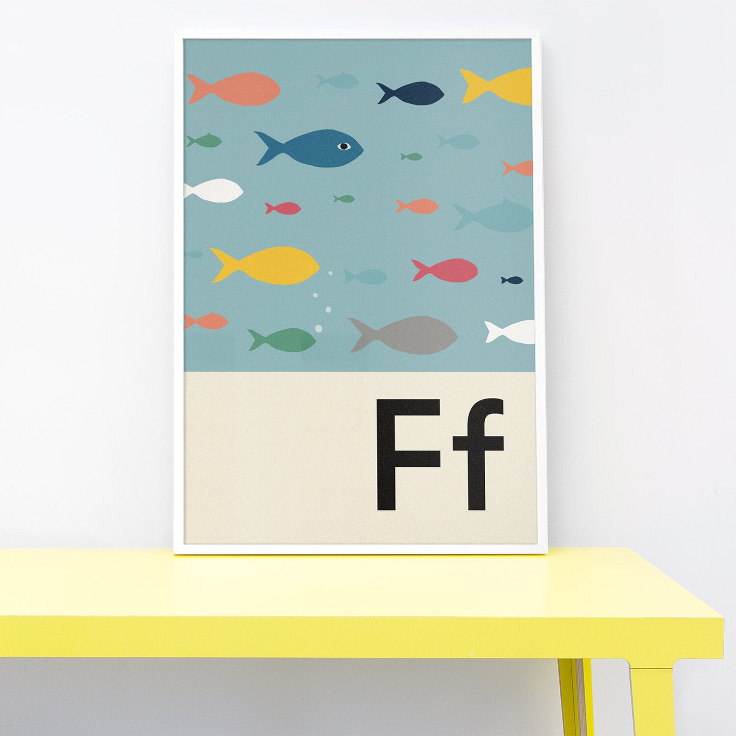 A-Z Wall Print - Small 21x30 cm
