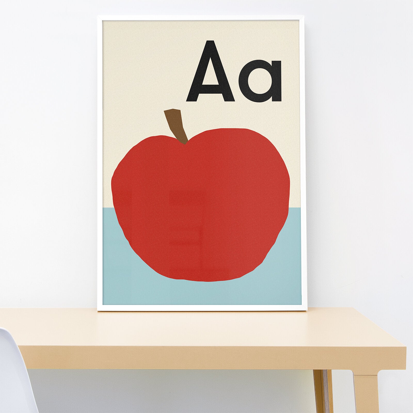 A-Z Wall Print - Small 21x30 cm