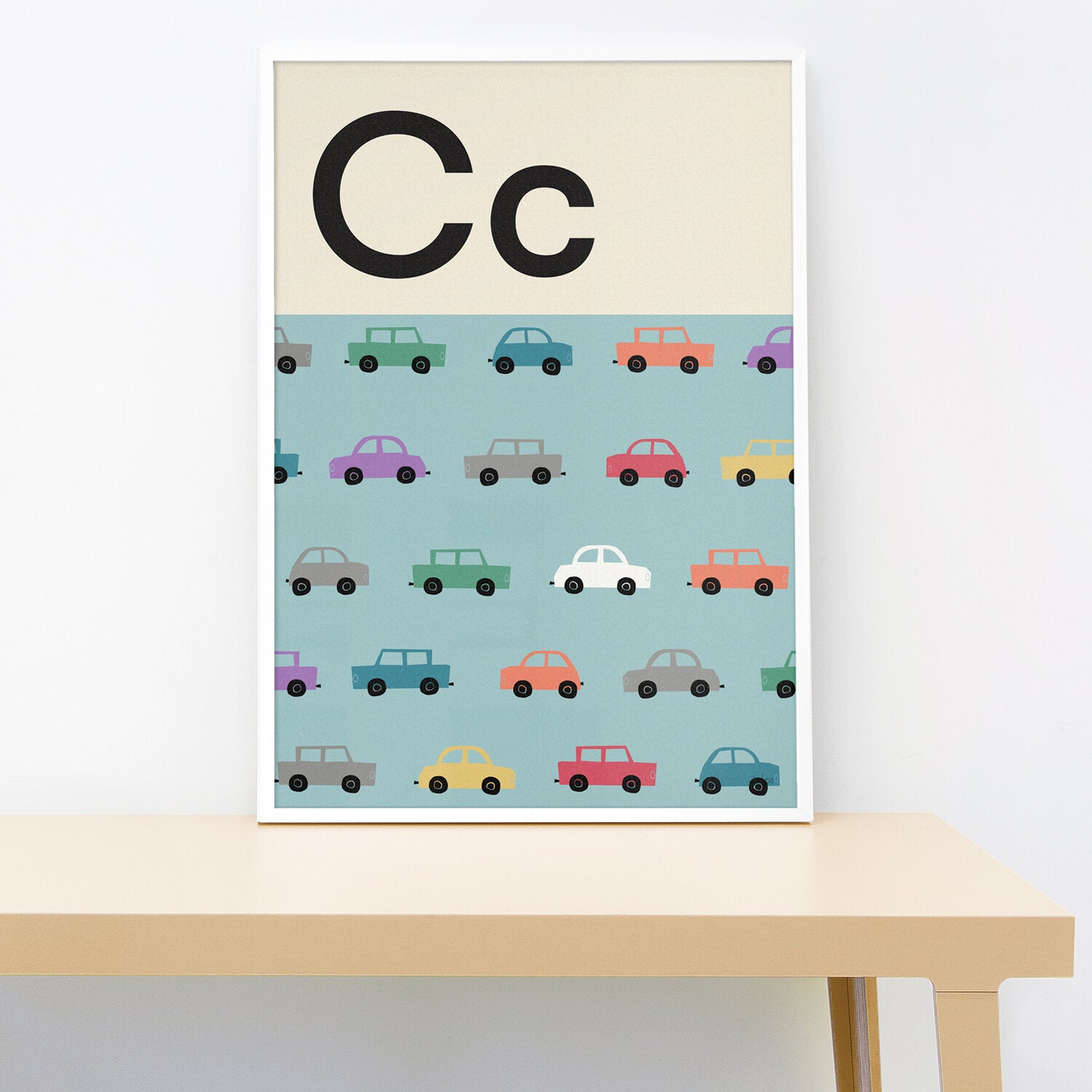 A-Z Wall Print - Small 21x30 cm