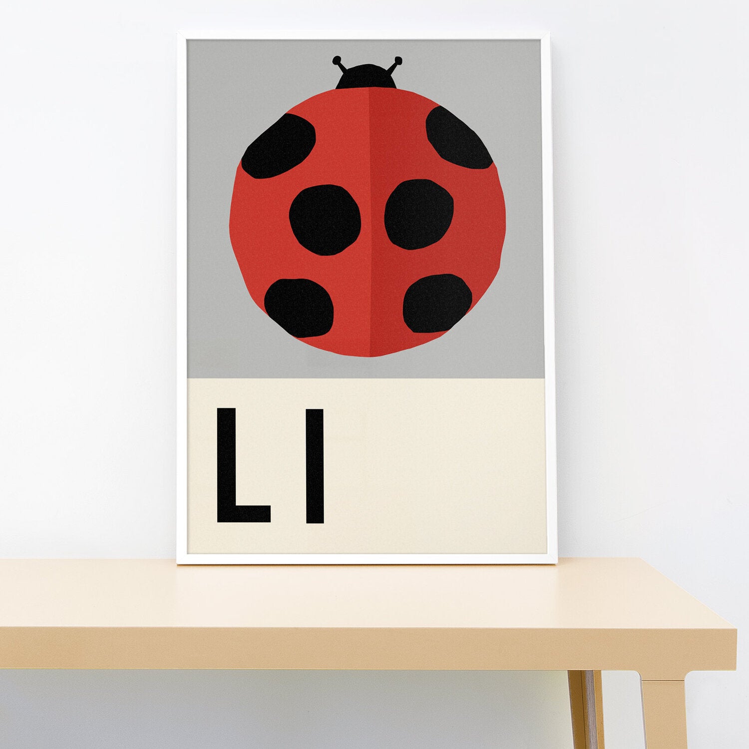 A-Z Wall Print - Small 21x30 cm