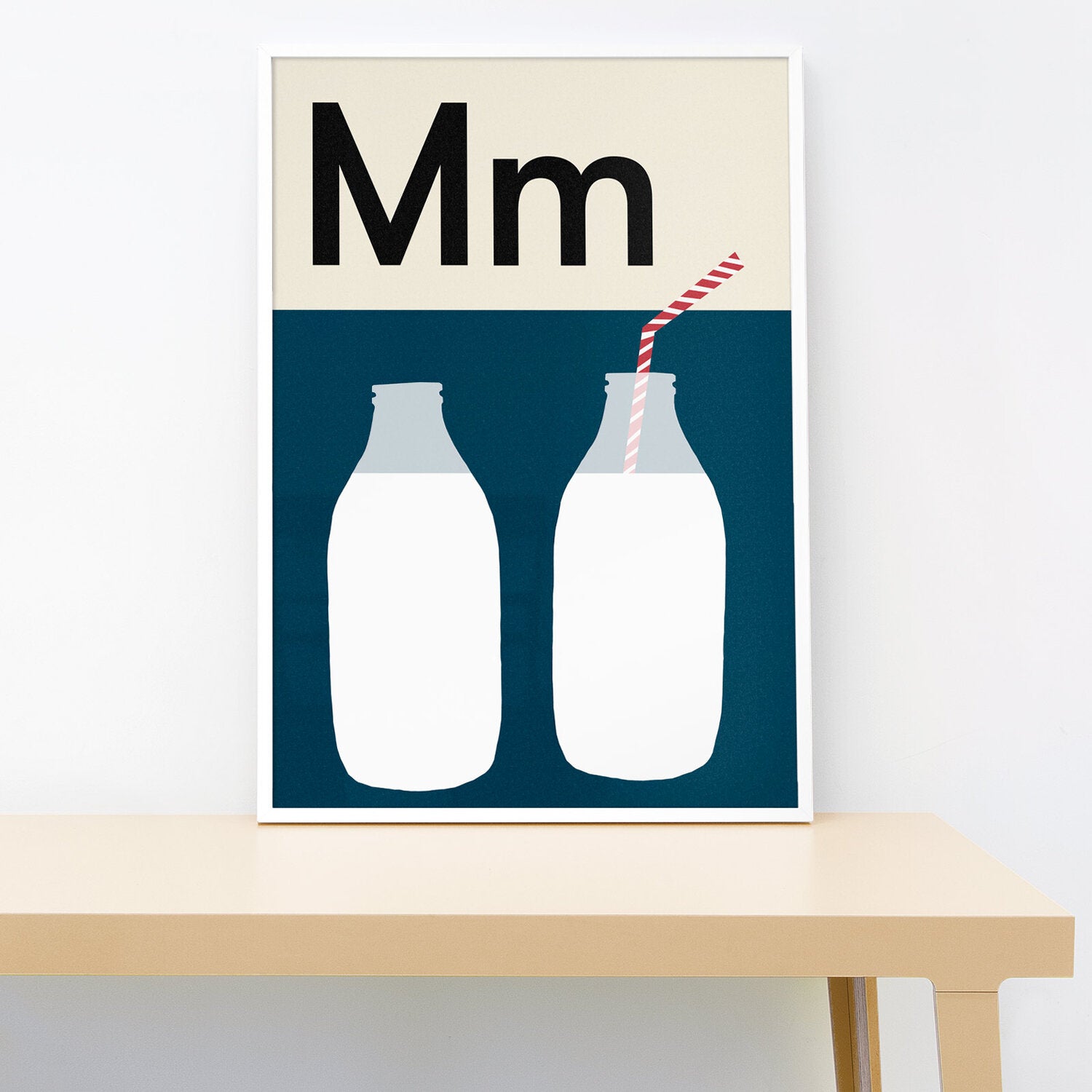 A-Z Wall Print - Small 21x30 cm