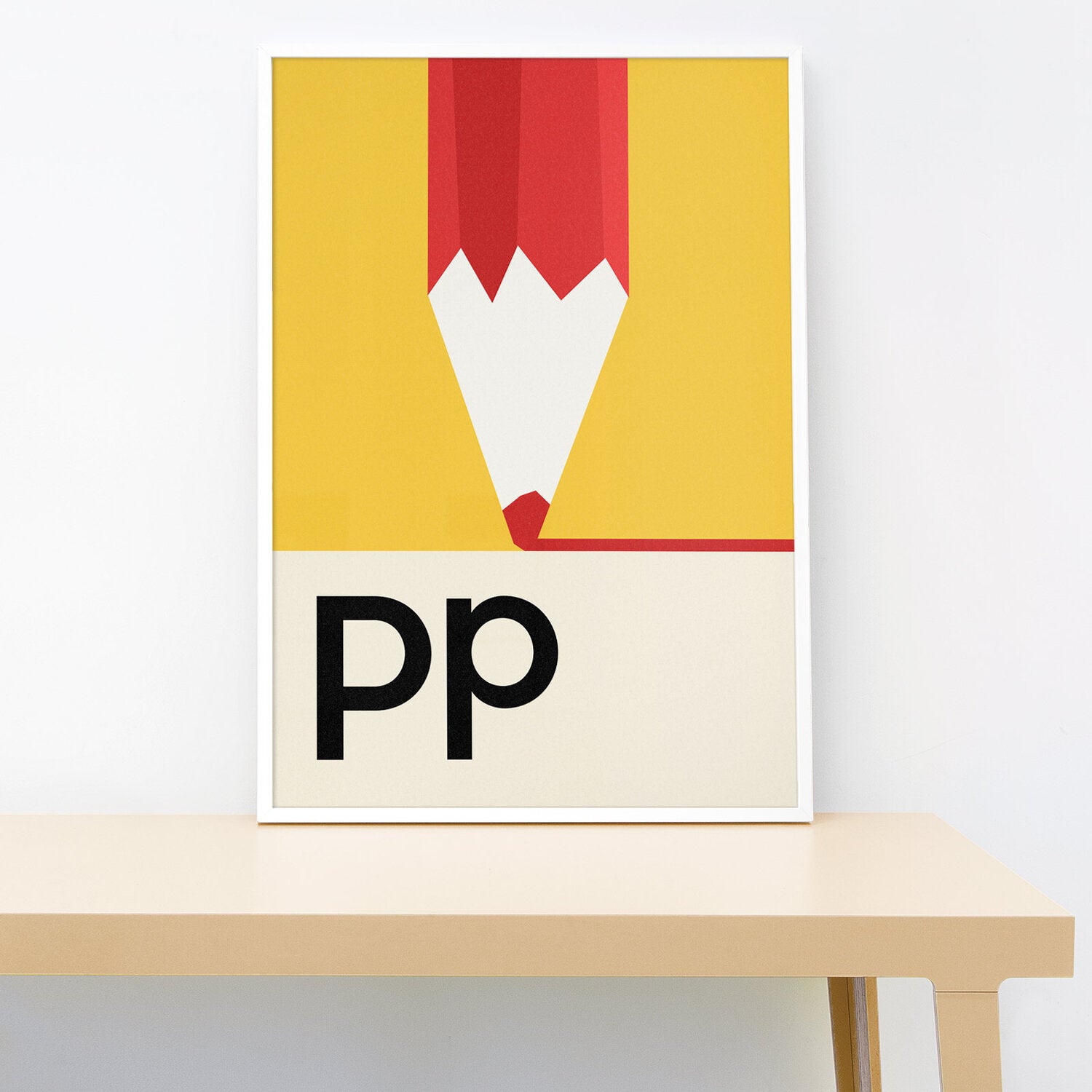A-Z Wall Print - Small 21x30 cm