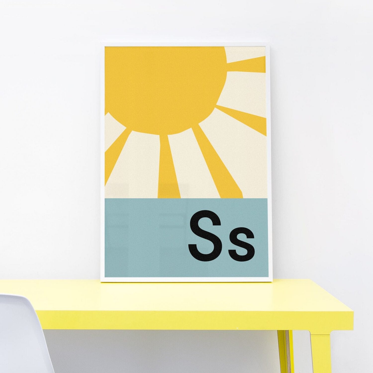 A-Z Wall Print - Small 21x30 cm