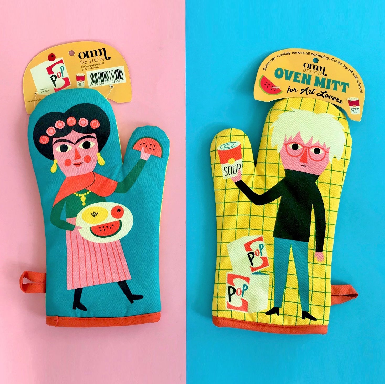 Oven Mitt for Art Lovers