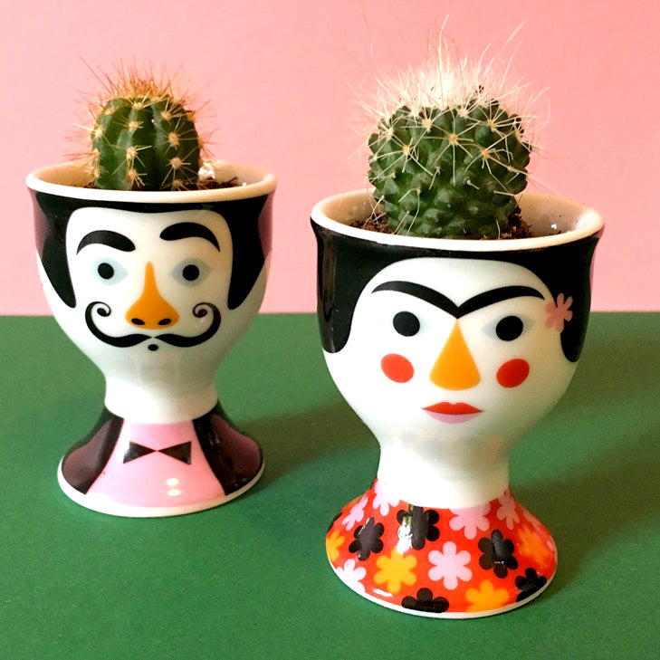 Frida & Salvador Egg Cups (Set of 2)
