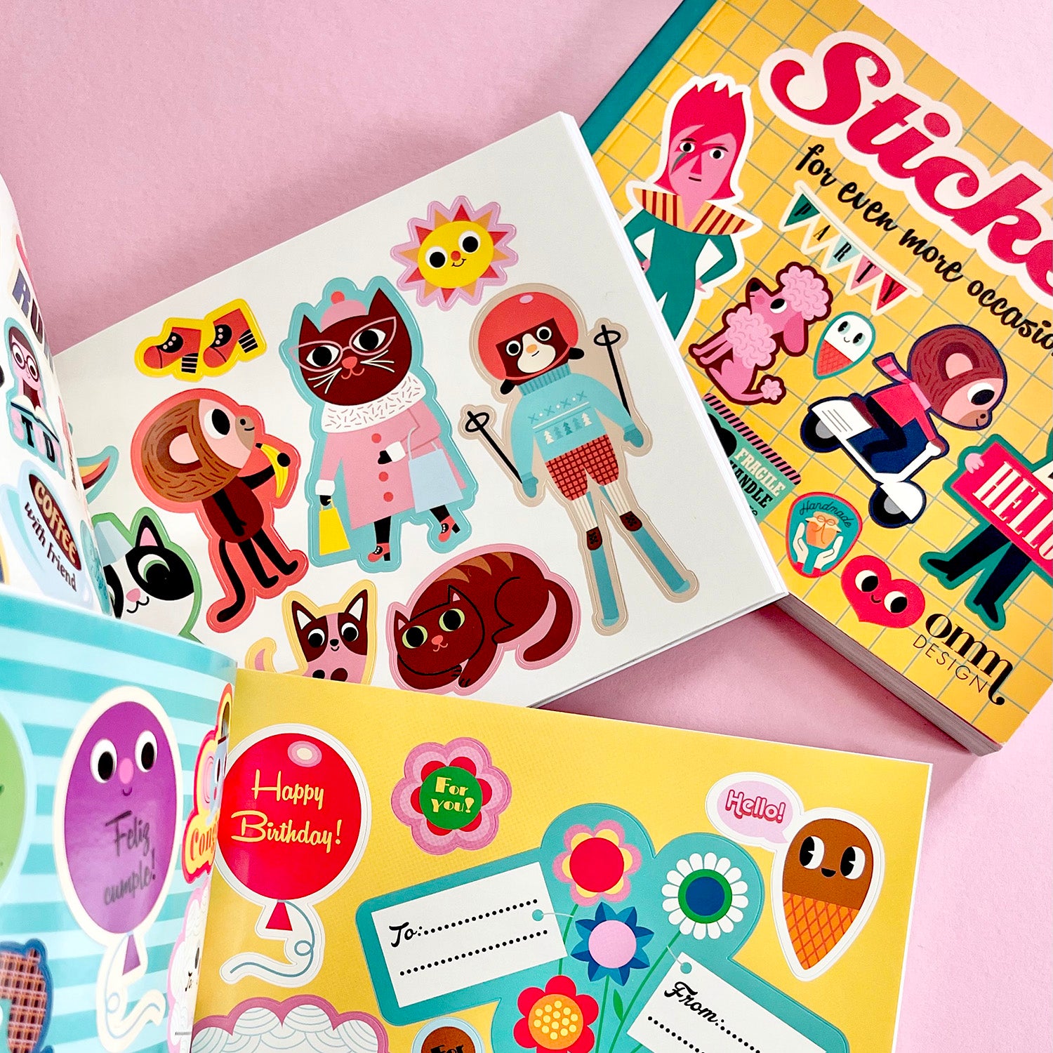 Sticker Book - Yellow