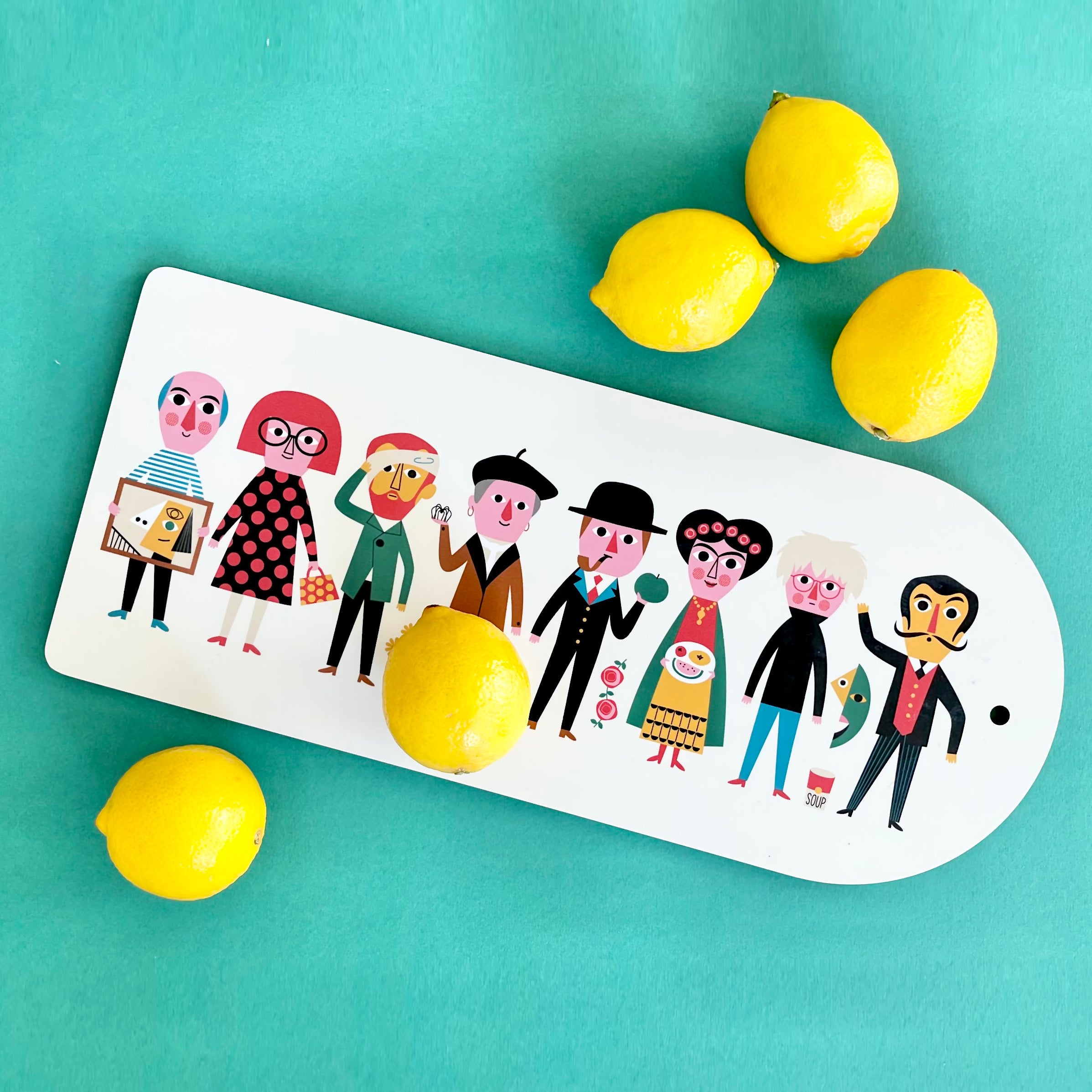 Artist Serving long Tray
