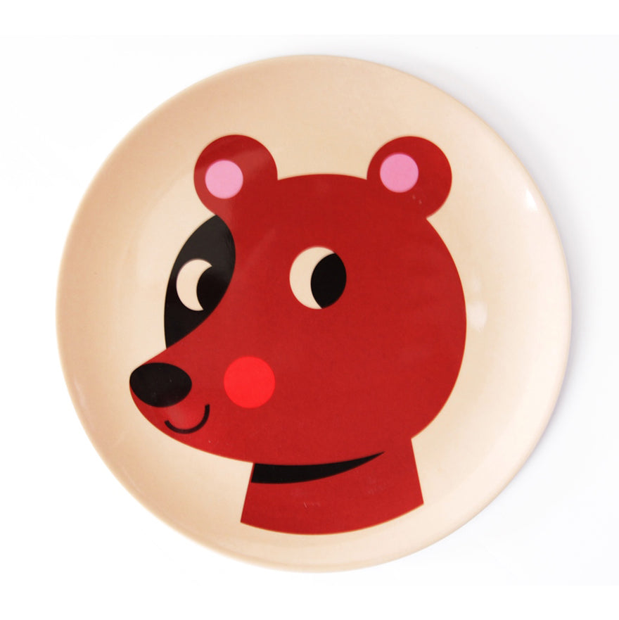 Animal melamine plate