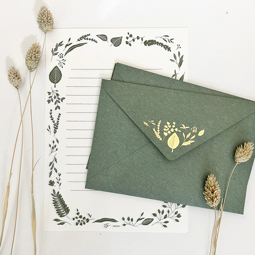 Letter Set Foil-Stamped Envelopes
