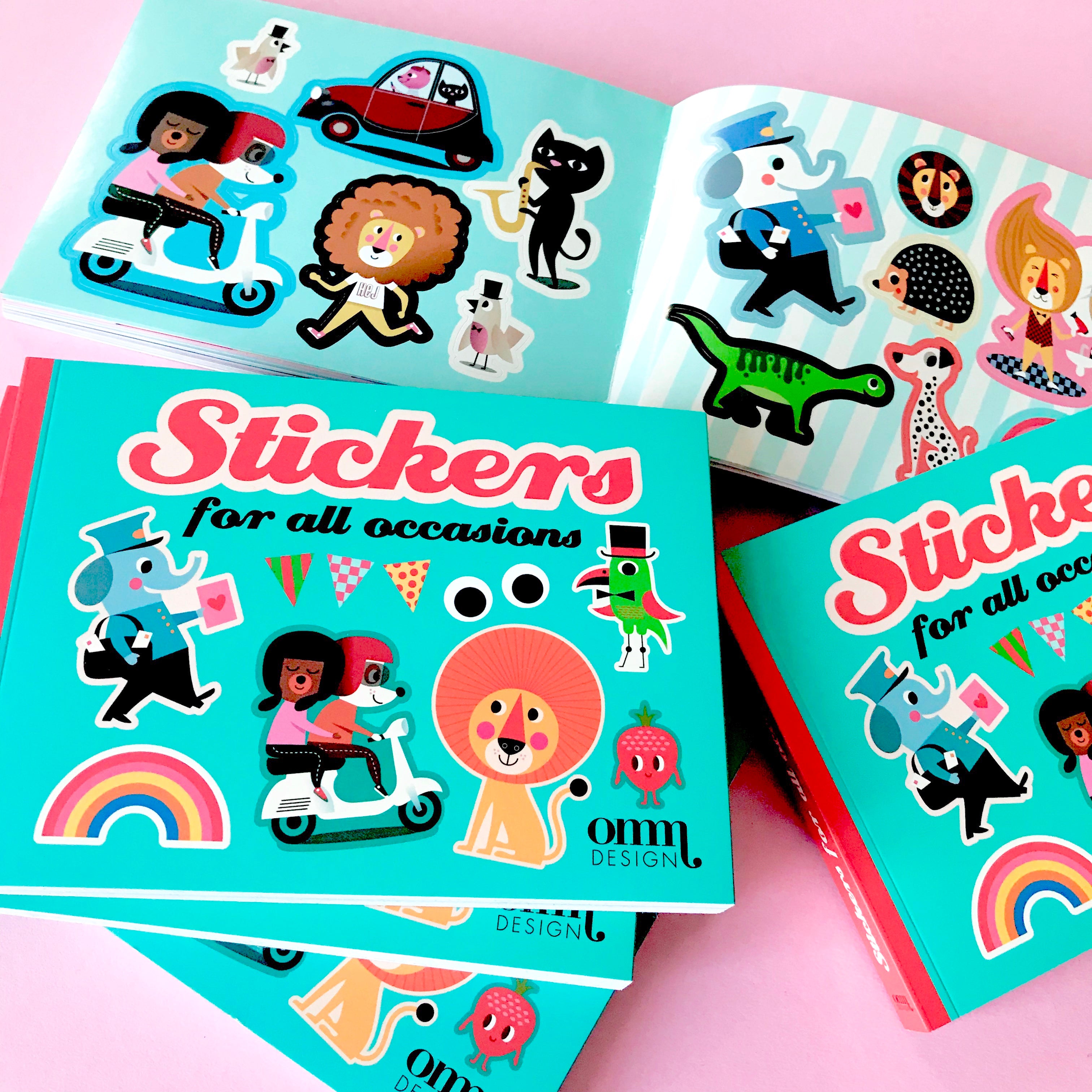 Sticker Book - Blue