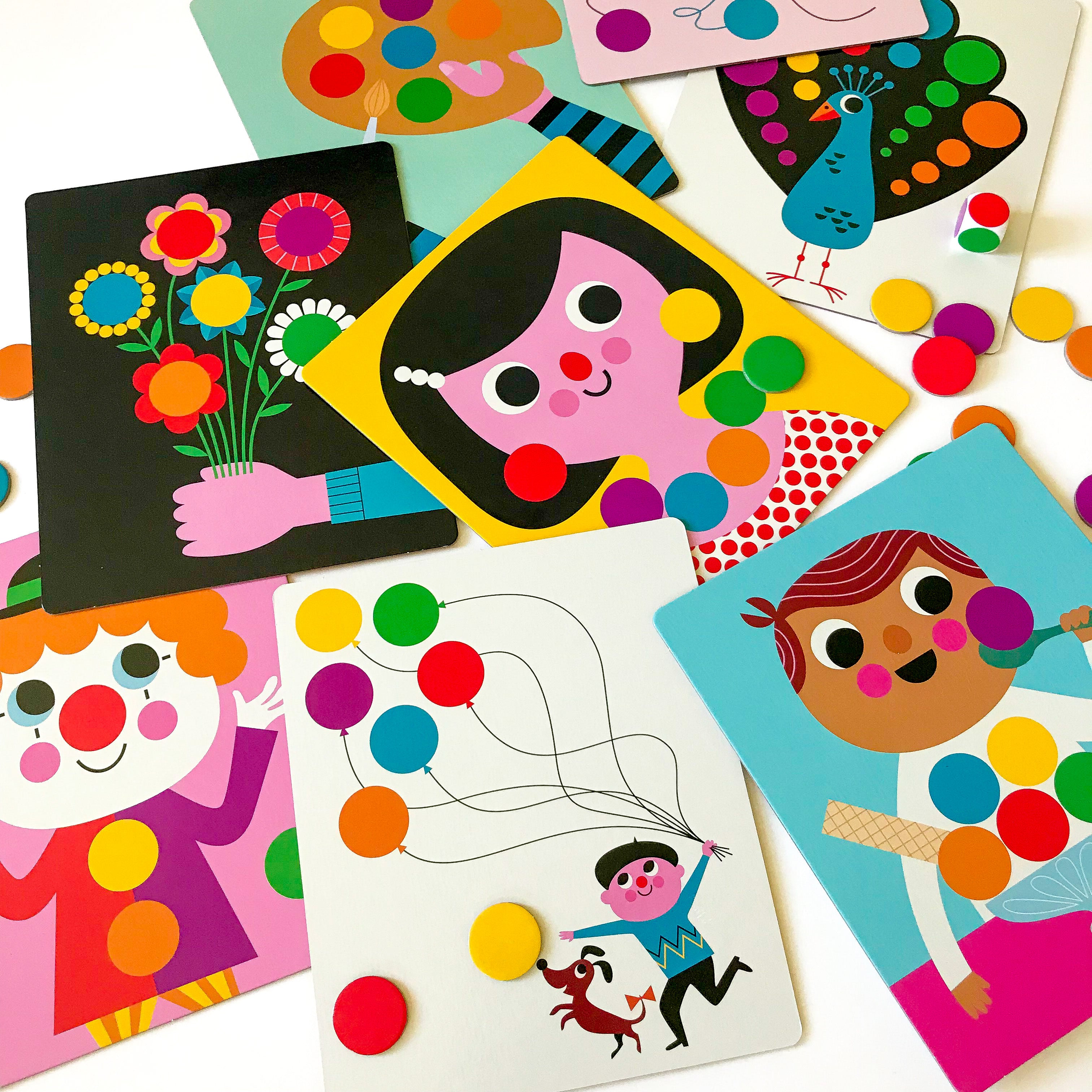 Chasing Colours dice game - Summer Made