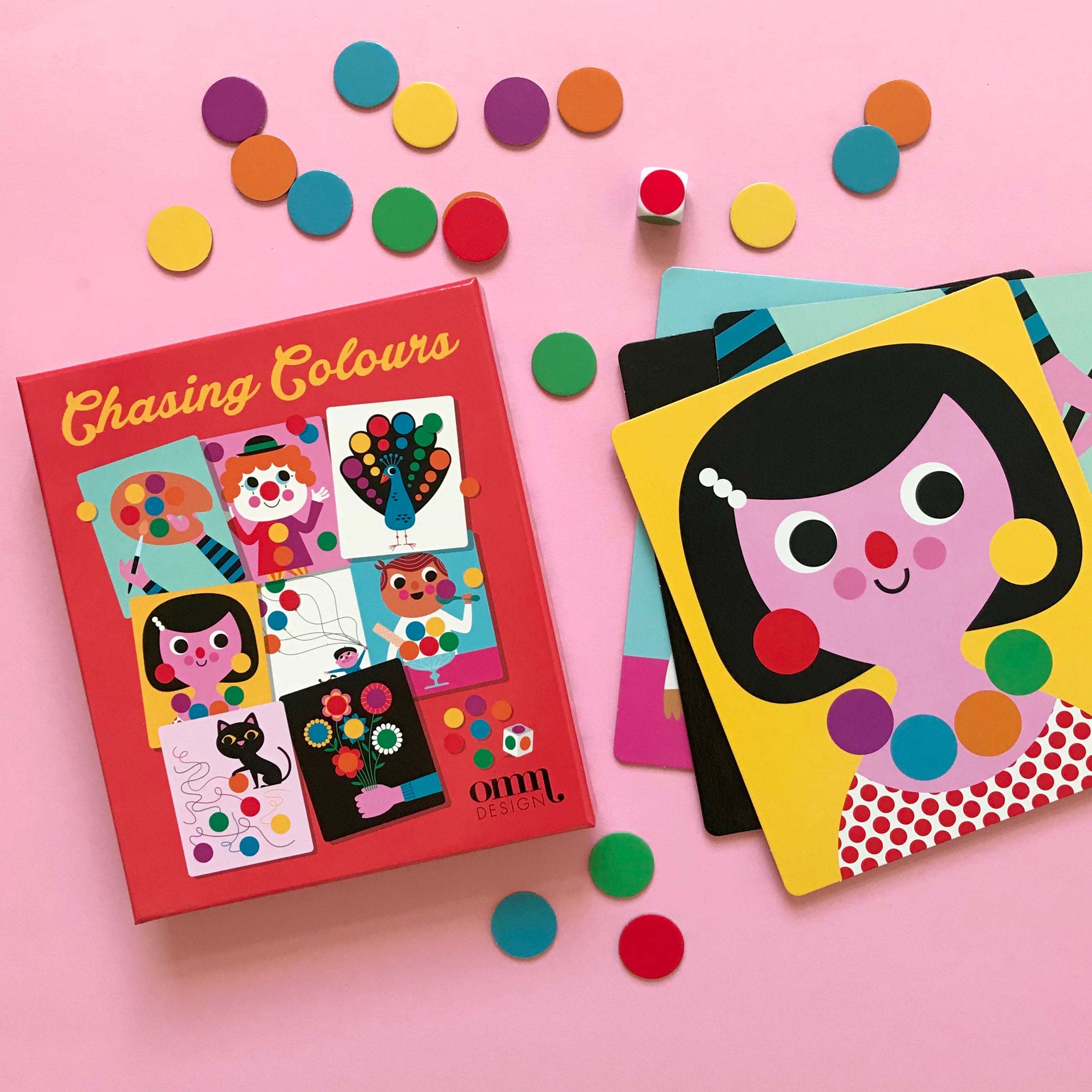 Chasing Colours dice game - Summer Made