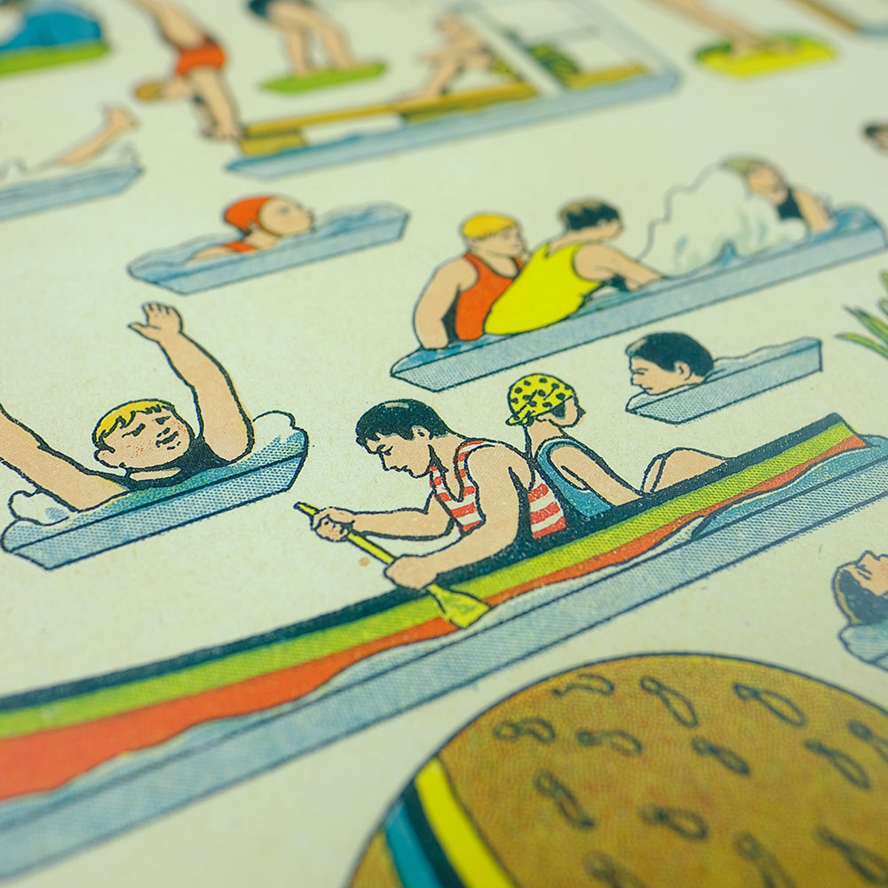 Vintage water sport poster - Summer Made