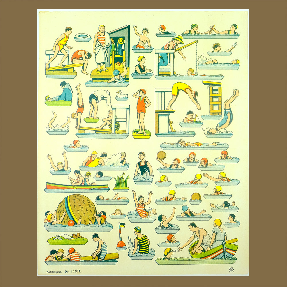 Vintage water sport poster - Summer Made
