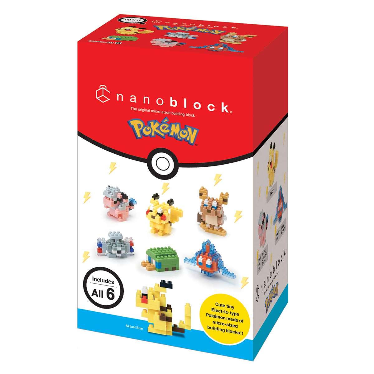Nanoblock Pokémon mininano - Electric (6pcs)