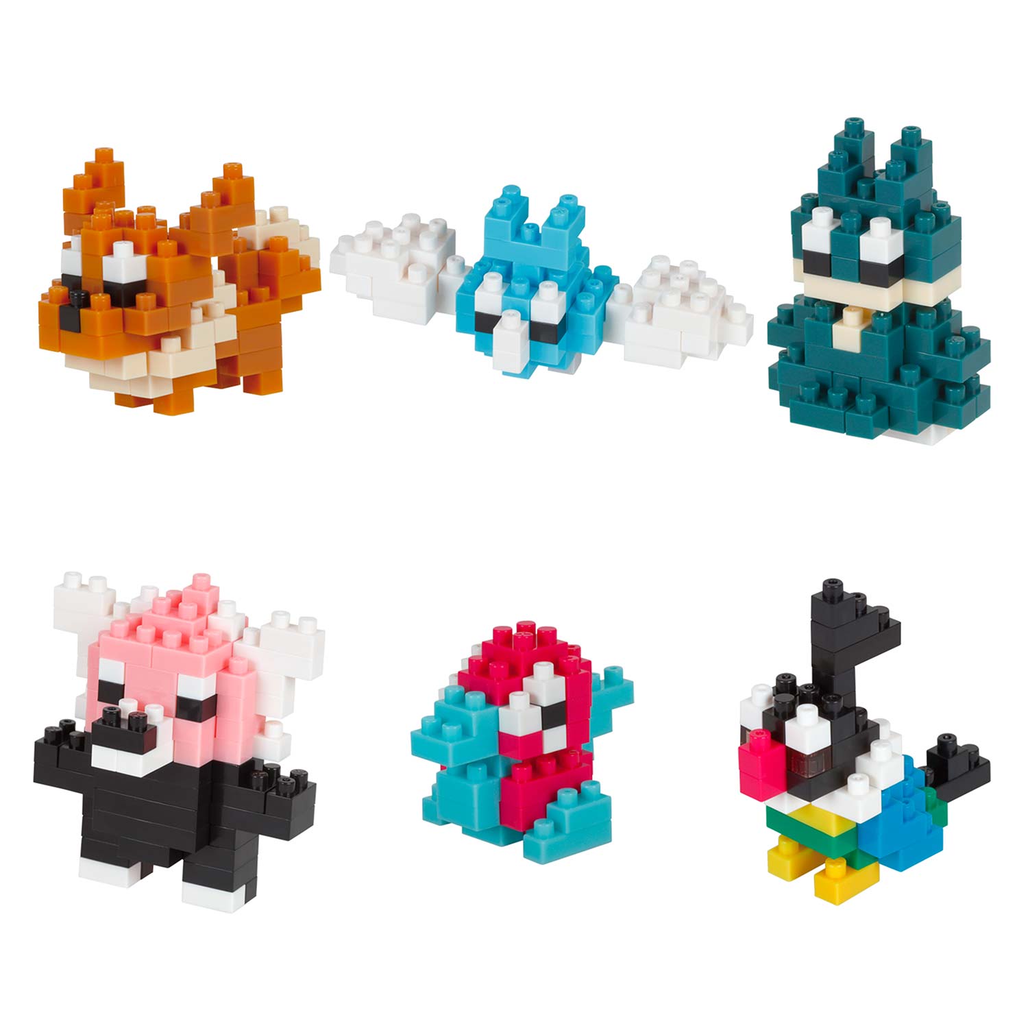 Nanoblock Pokémon mininano - Normal (6 pcs)