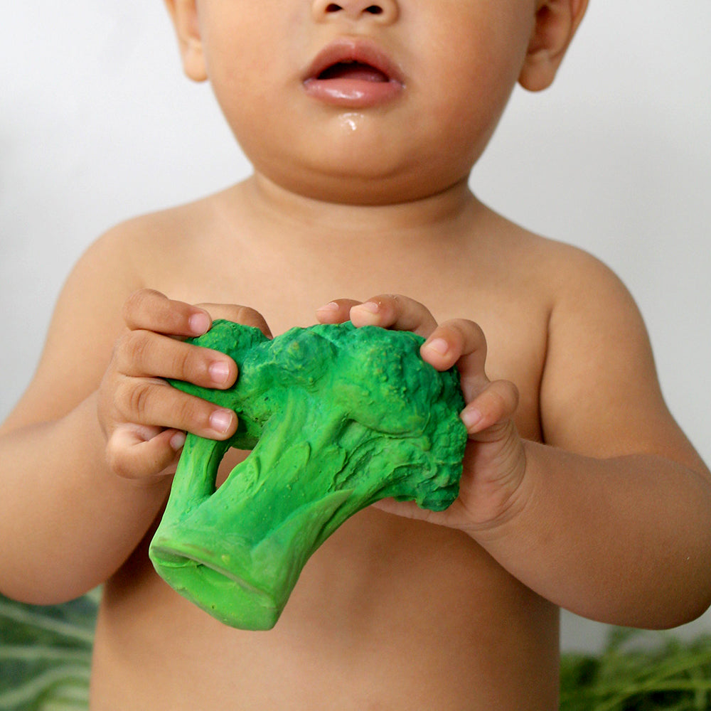 Broccoli baby teether