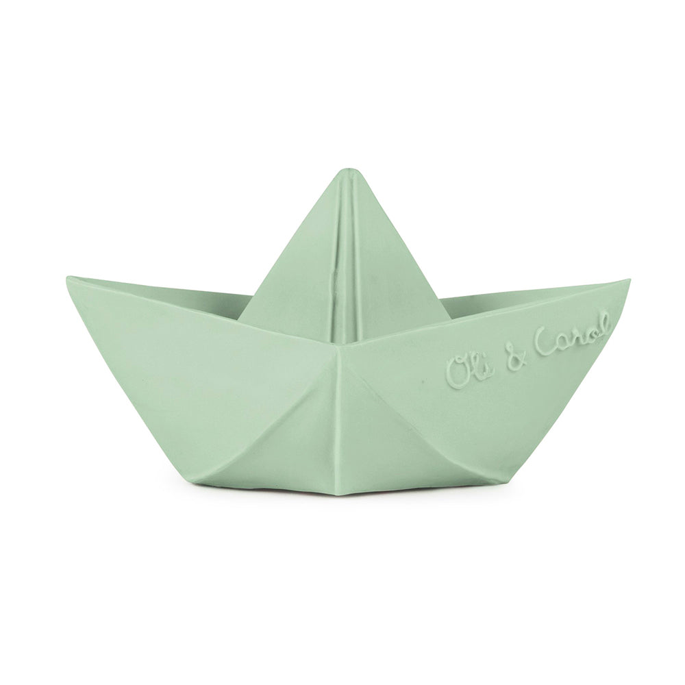 Origami boat baby Bath toy
