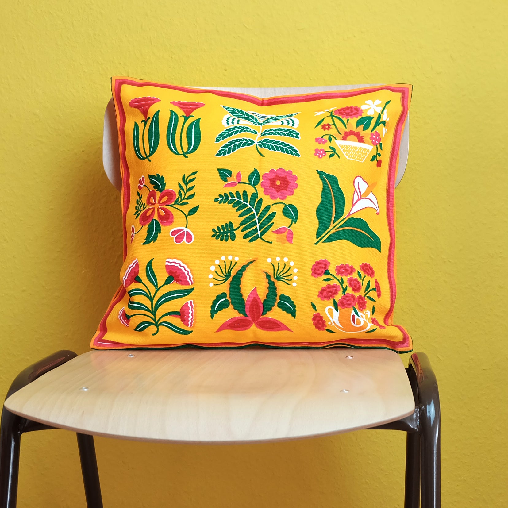 Vintage Handprint cushion cover - Summer Made