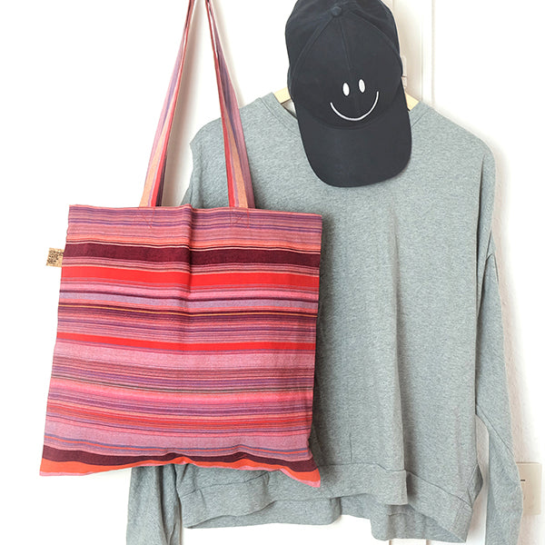 Cozy stripe tote bag - Summer Made