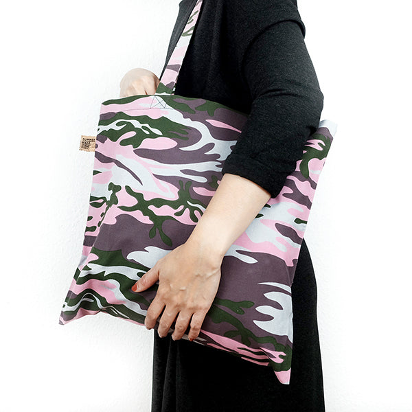 Colorful camo tote bag - Summer Made